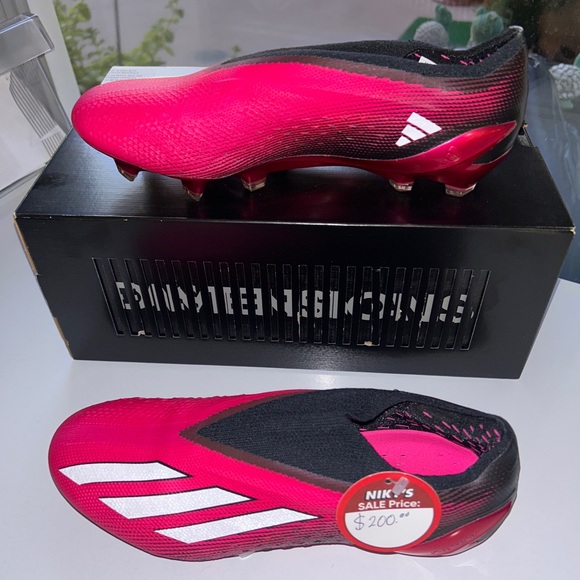 Adidas x Speedportal +FG Molded Soccer Cleats (New, Unisex, M 7.0/W8.0) - Picture 3 of 5